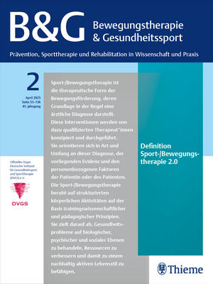 2025 | 02 Definition Sport-/Bewegungstherapie 2.0