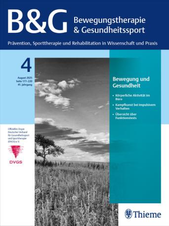 2025 | 04 Bewegung und Gesundheit